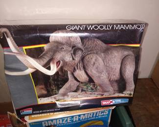 Sealed Wooly Mammoth Model