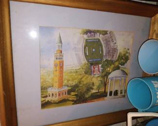 UNC Chapel Hill Framed Print