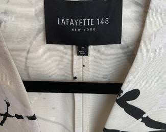 Lafayette 148 paint splatter design dress jacket
