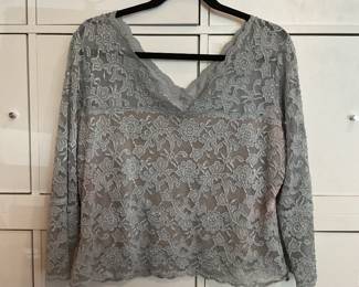00s Hanky Panky stretch lace layering top