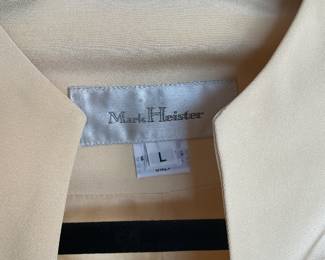 Vintage 1990s silk evening jacket with cube buttons made in USA