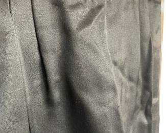 Vintage 1980s satin black skirt