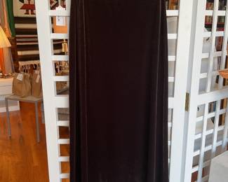 BCBG 90s velour skirt