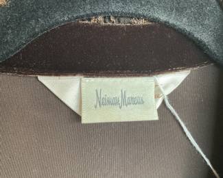 Vintage Neiman Marcus “Diamond Tea” velour leisure dress