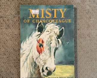 Large Misty of Chincoteague paperback YA book