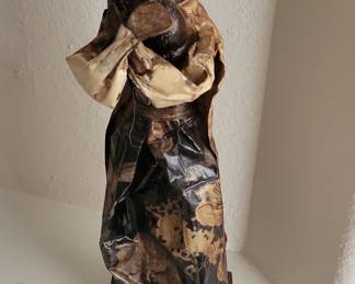Vintage Mexican Folk Art Paper Mache Religious Figure