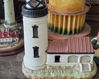 Lefton "Admiralty Head" Lighthouse Ceramic Figurine