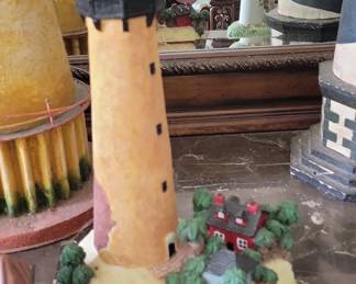 American Heritage Cape Florida Light Lighthouse Figurine