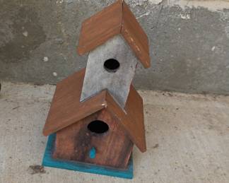 Handmade Wooden Birdhouse