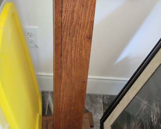 Antique Arts and Crafts Oak Pedestal Stand