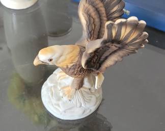 Royal Crown "Eagle" Porcelain Figurine Signed J. Byron