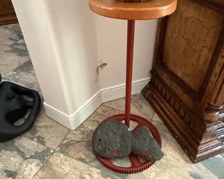 Decorative Metal and Stone Sculpture