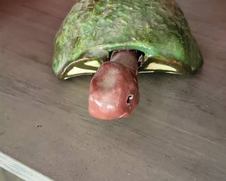 Ceramic Turtle Figurine