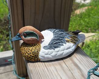 Green-winged Teal Duck Figurine