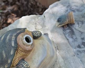 Ceramic Turtle Garden Ornament