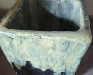 Vintage Crackle Glaze Ceramic Planter