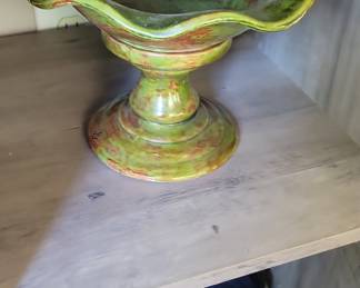 Vintage Holland Mold Pedestal Bowl