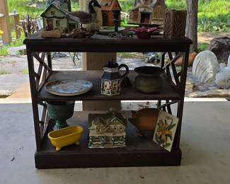 Two-Tiered Display Shelf