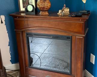 Twin Star Electric Fireplace Media Console