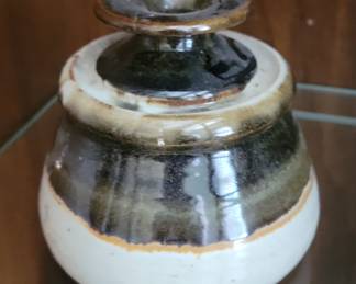 Stoneware Lidded Jar