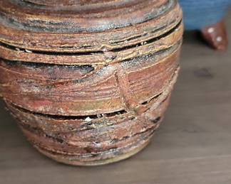 Textured Coil Ceramic Vase