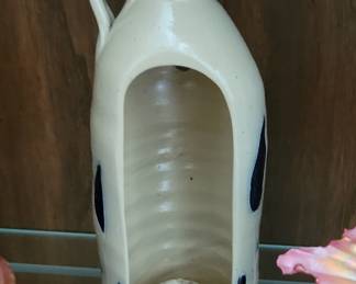 Williamsburg Pottery Salt Glaze Jug Candle Holder