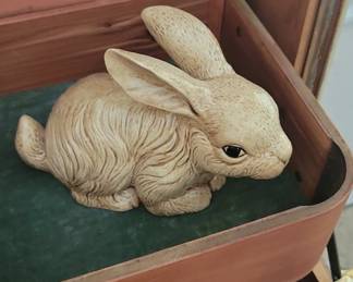 Ceramic Bunny Figurine