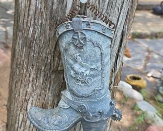 Western Cowboy Boot Wall Decor