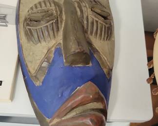 Hand Carved African Tribal Mask