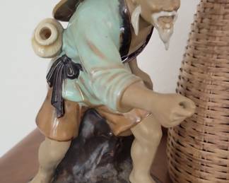 Chinese Shiwan Mudman Fisherman Figurine