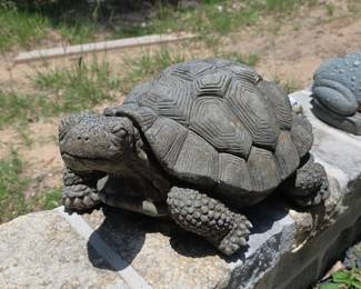 Concrete Turtle Garden Statue