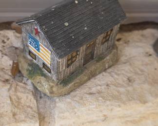 Patriotic Barn Miniature