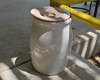 Antique Stoneware Butter Churn