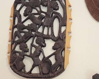 African Makonde Ujamaa Tree of Life Carving