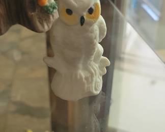 Porcelain Owl Figurine