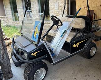 Club Car DS Golf Cart with Custom Graphics
