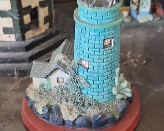 Thomas Kinkade "A Light In The Storm" Lighthouse