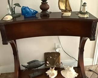 Console Table with Nautical Decor