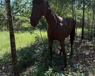 Large Sheet Metal Horse Sculpture