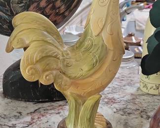 Decorative Ceramic Rooster Figurine