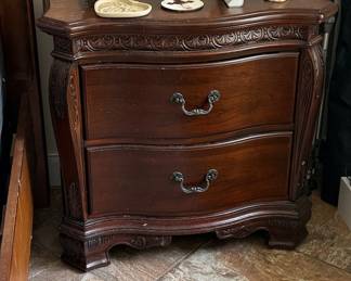 Homelegance Deryn Park Cherry Nightstand