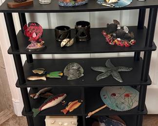 Nautical and Wildlife Decorative Shelf Items