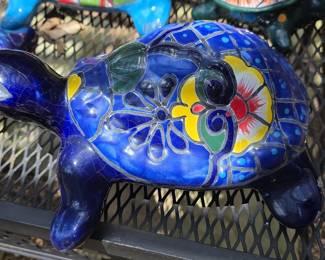Talavera Ceramic Turtle Figurine