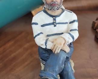 Seated Sailor Figurine