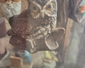 Ceramic Owl Figurine