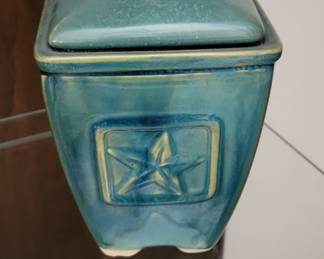 Texas Star Ceramic Canister