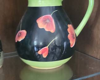 Crate & Barrel Pimienta Ceramic Pitcher