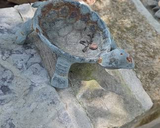Cast Iron Turtle Planter/Dish