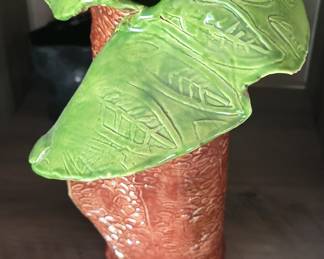 Majolica Leaf Pitcher
