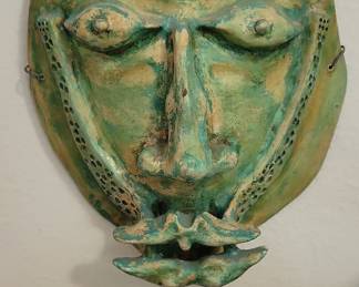 Hand-Carved Tribal Mask